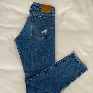 Levi’s “Wedgie” Blue Jeans